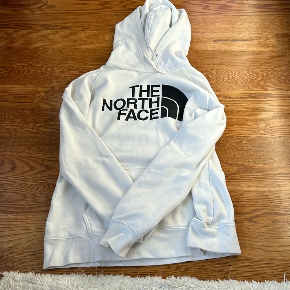 The North Face white hoodie Size MEDIUM - Picture 1 of 1